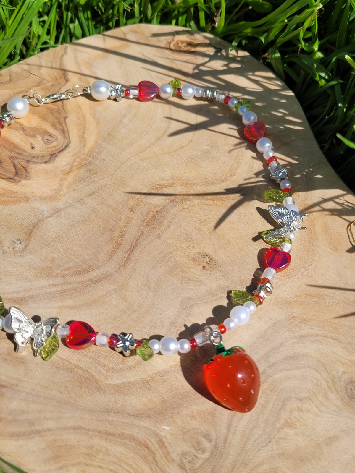 Strawberry necklace