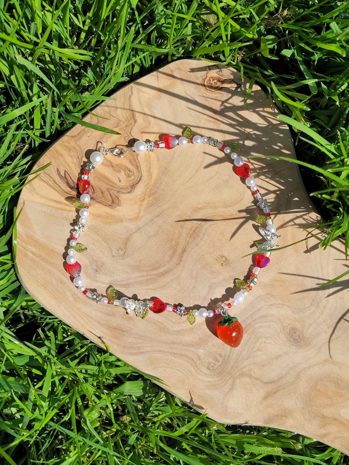 Strawberry necklace